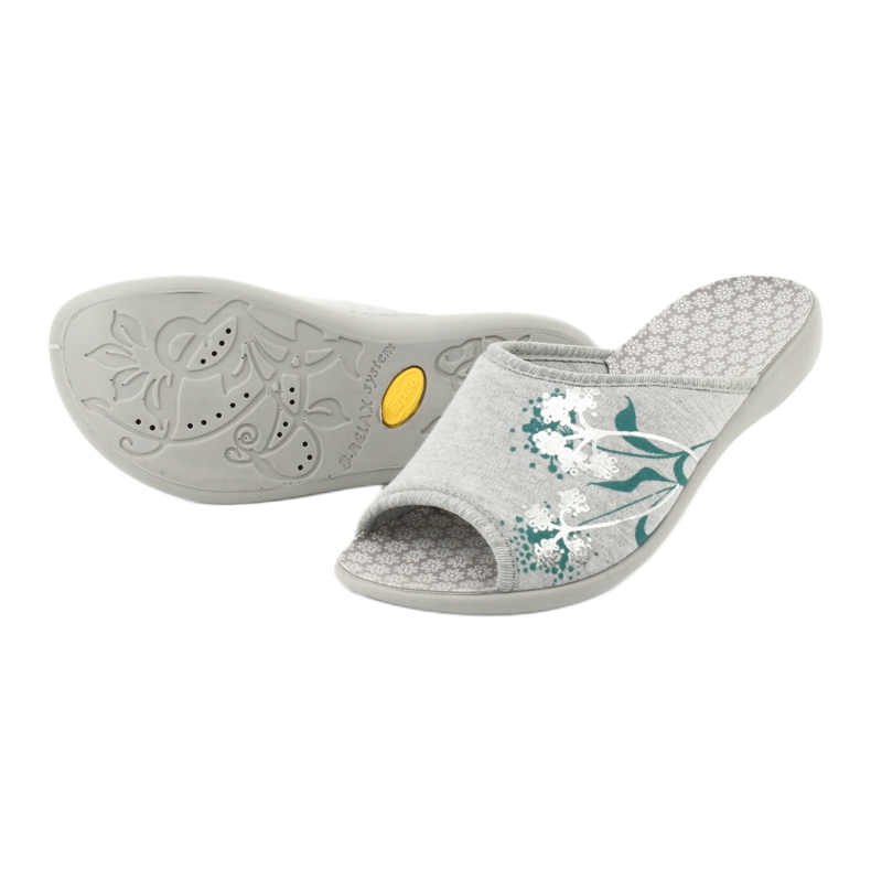 Scarpe da donna Befado pu 254D100 grigio verde 3