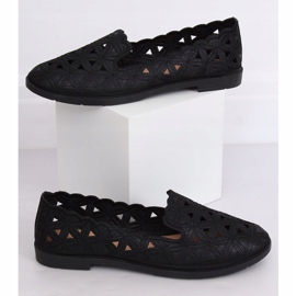 Ballerine traforate nere JX79P Black nero 1