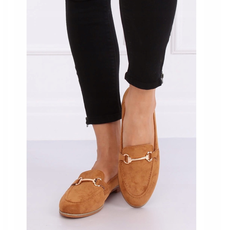 Mocassini donna cammello T355P Camel marrone 1