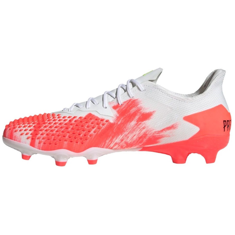 Scarpe da calcio Adidas Predator 20.2 Fg M EG0904 rosso bianca 2