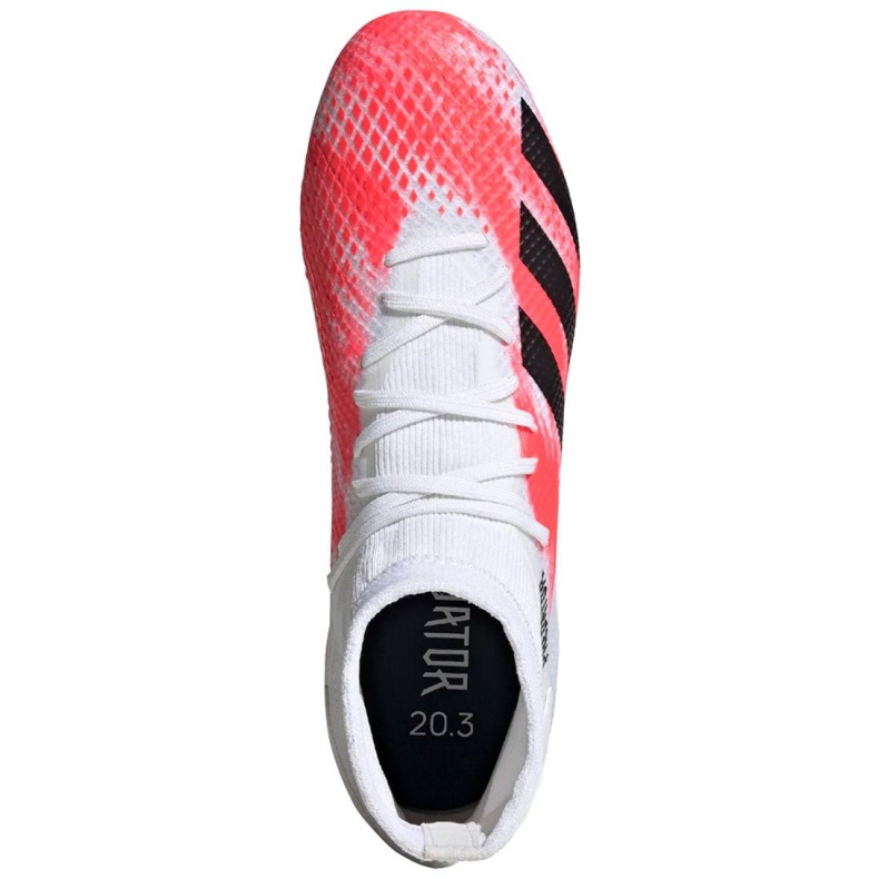 Scarpe da calcio Adidas Predator 20.3 Sg M EG0911 rosso bianco 1
