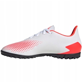 Scarpe da calcio Adidas Predator 20.4 Tf M EG0925 rosso bianca 1