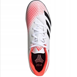 Scarpe da calcio Adidas Predator 20.4 Tf M EG0925 rosso bianco 2