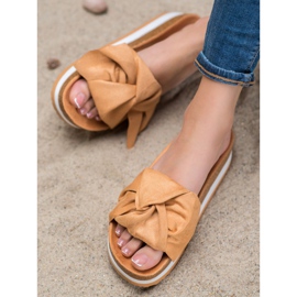 Seastar Pantofole casual in pelle scamosciata marrone 2