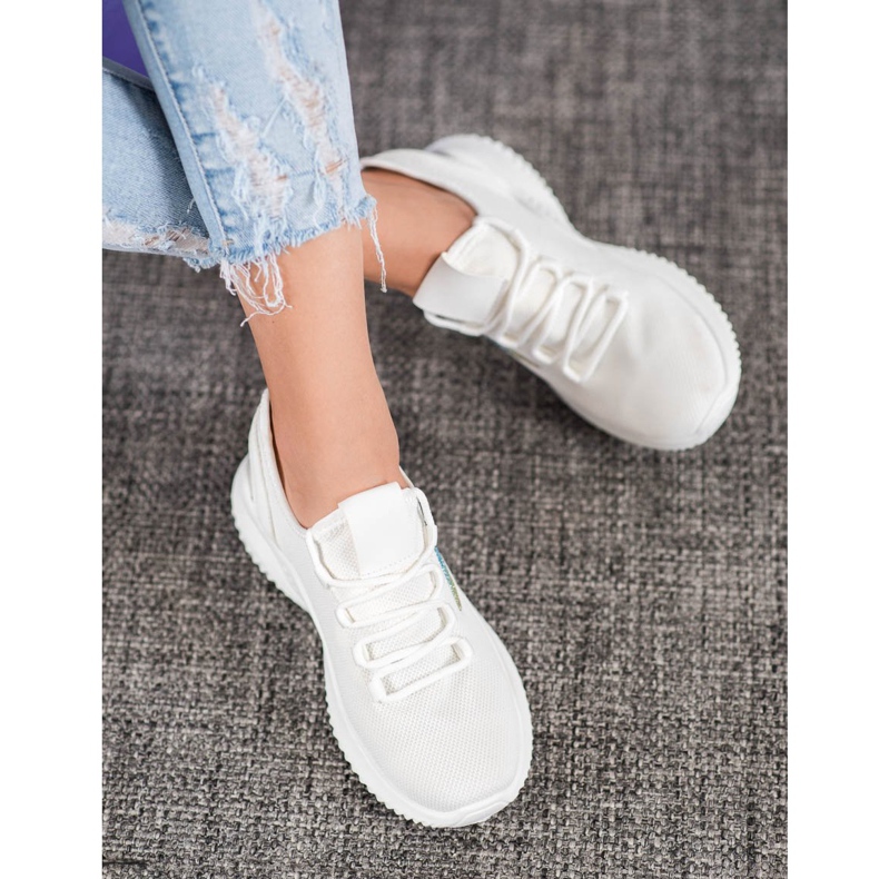 MCKEYLOR Sneakers Con Paillettes bianco 1