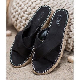 Cm Paris Pantofole leggere casual nero 1