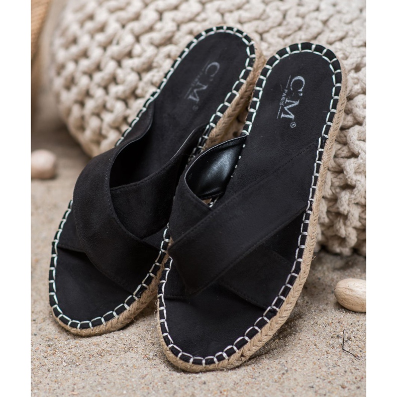 Cm Paris Pantofole leggere casual nero 1