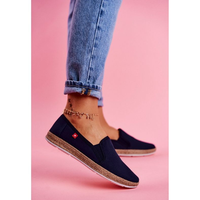 Espadrillas da donna Big Star Slip-on Navy Blue FF276036 blu navy 2