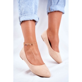 SEA Ballerine Donna Camoscio Beige Bueno 1