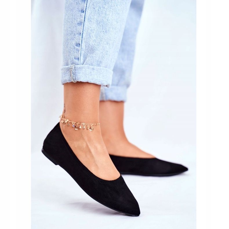 PS1 Ballerine Donna Eco-Suede Nero Bellissima 1