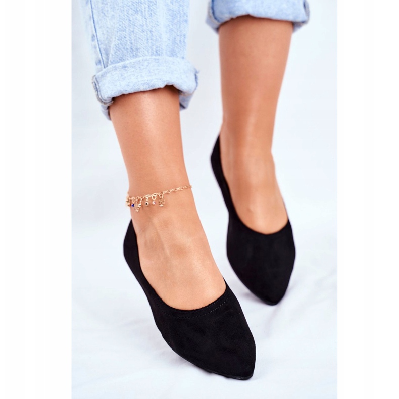 PS1 Ballerine Donna Eco-Suede Nero Bellissima 2