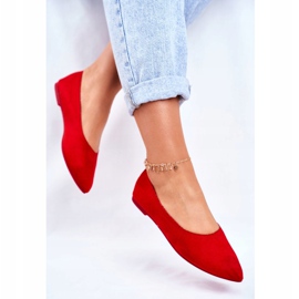 PS1 Ballerine Donna Eco-Suede Rosso Bellissima 2