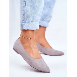 PS1 Ballerine Donna Eco-Suede Grigio Bellissima 1