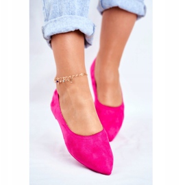 PS1 Ballerine Donna Eco-Suede Fucsia Bellissima rosa 2