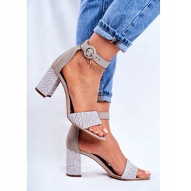 Sandali Donna Maciejka Pelle Grigia 04235-03/00-5 grigio 1