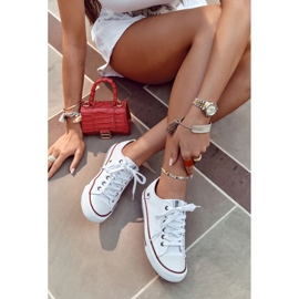 Sneakers Donna Big Star Punta in Gomma Bianche DD274336 bianca 1