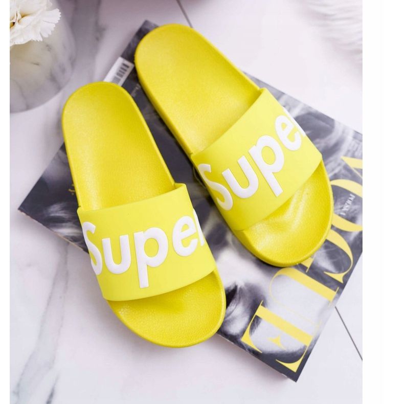 PS1 Pantofole Gialle da Donna Super Losaria giallo 1