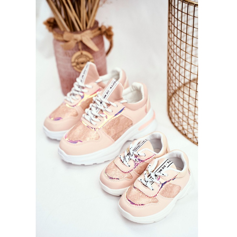 FRROCK Scarpe Sportive Bambino Rosa Serpente Matylda 1