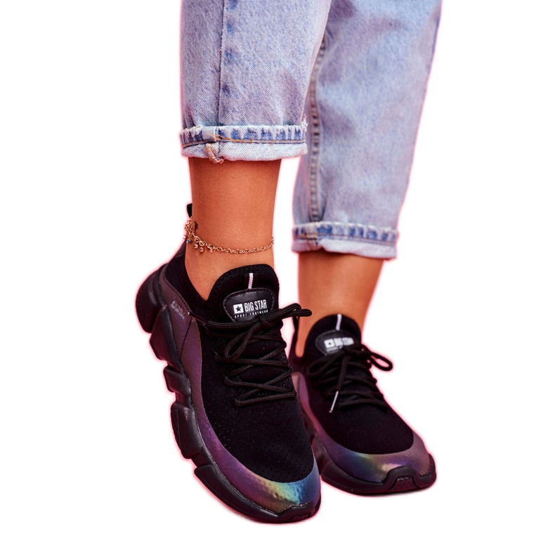 Scarpe Sportive Donna Big Star Nere FF274A053 nero multicolore 2