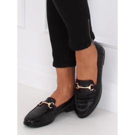 Nero Mocassini neri da donna T356P Black 1