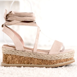 Seastar Sandali in pelle scamosciata allacciati marrone 2