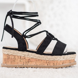 Seastar Zeppe alla moda legate nero 2