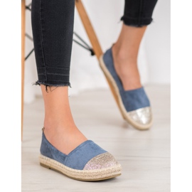 Seastar Espadrillas Con Glitter blu 1