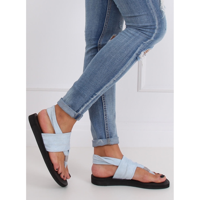 Blu DD82P Infradito blu, cotone 1