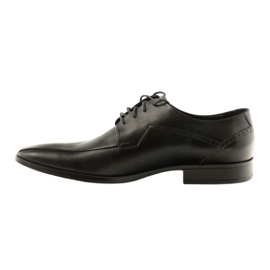 Scarpe da uomo in pelle Pilpol 1261 nere nero 2