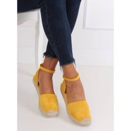 Espadrillas miele da donna JH95P Giallo 1
