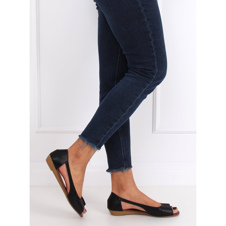 Nero NH-23P Ballerine nere esposte 2