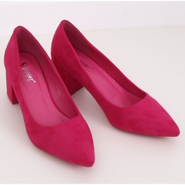 Décolleté su un fucsia GG-76P Fushia post rosa 1
