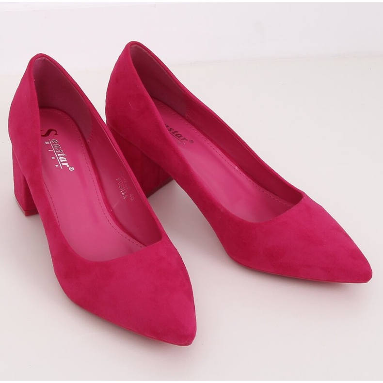 Décolleté su un fucsia GG-76P Fushia post rosa 1