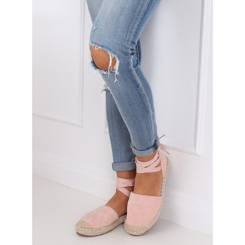 Espadrillas rosa da donna LL-230P Pink 2