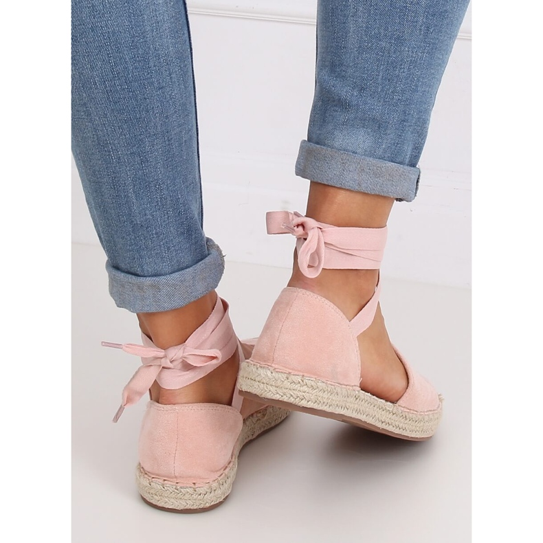 Espadrillas rosa da donna LL-230P Pink 1