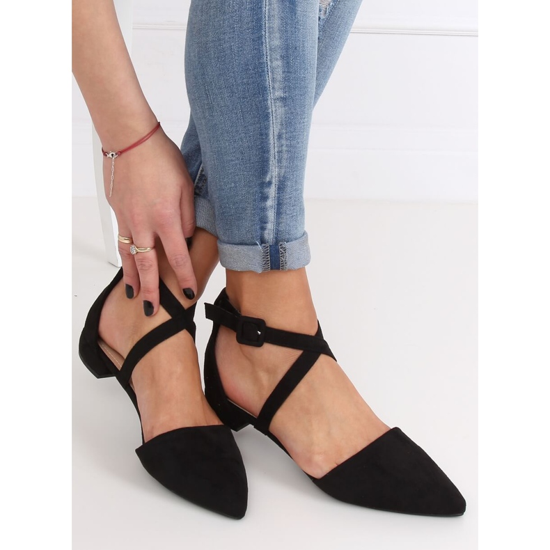 Nero LL-213P Ballerine taglio nero 2