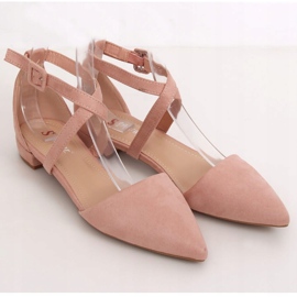 Ballerine rosa ritagliate LL-213P Rosa 1