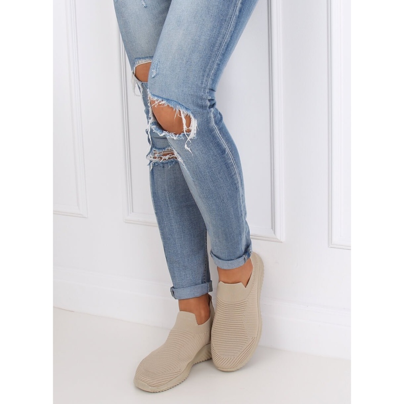 Beige 9924 Scarpe sportive beige 1