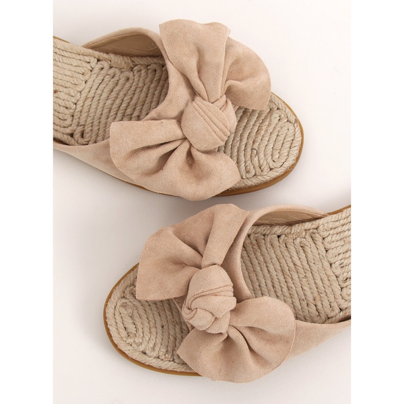 Espadrillas beige pantofole da donna beige YT-98 Beige 1