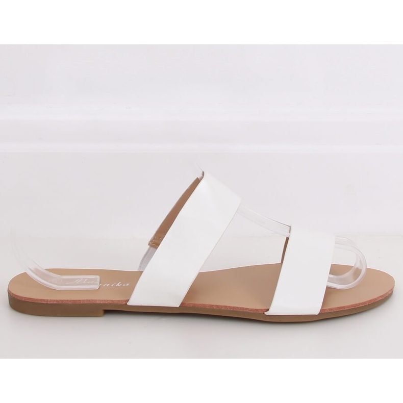 Pantofole bianche semplici S060074 Bianco bianca 2