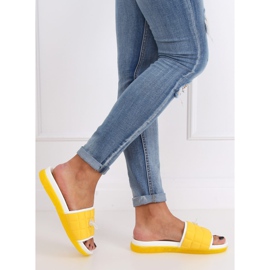 Pantofole da donna gialle G-338 Giallo 2