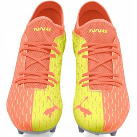 Scarpe da calcio Puma Future M 5.4 Osg Fg Ag 105941 01 rosso arancia 1