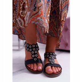 Sandali Bassi da Donna Sergio Leone SK012 Nero Livian 2