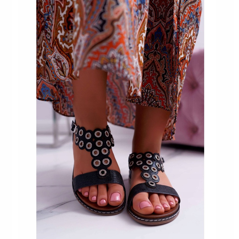 Sandali Bassi da Donna Sergio Leone SK012 Nero Livian 2