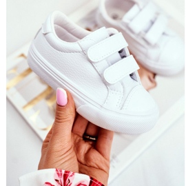 Apawwa Sneakers per bambini Pergomo in velcro bianche bianco 1