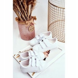 Apawwa Sneakers per bambini Pergomo in velcro bianche bianco 2