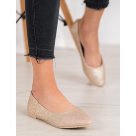 Seastar Ballerine glitterate d'oro 2