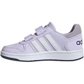 Adidas Hoops 2.0 Cmf Jr EG3771 viola multicolore 2