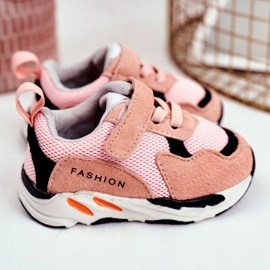 Apawwa Scarpe Sportive per Bambini con Velcro Rosa Yetto 1