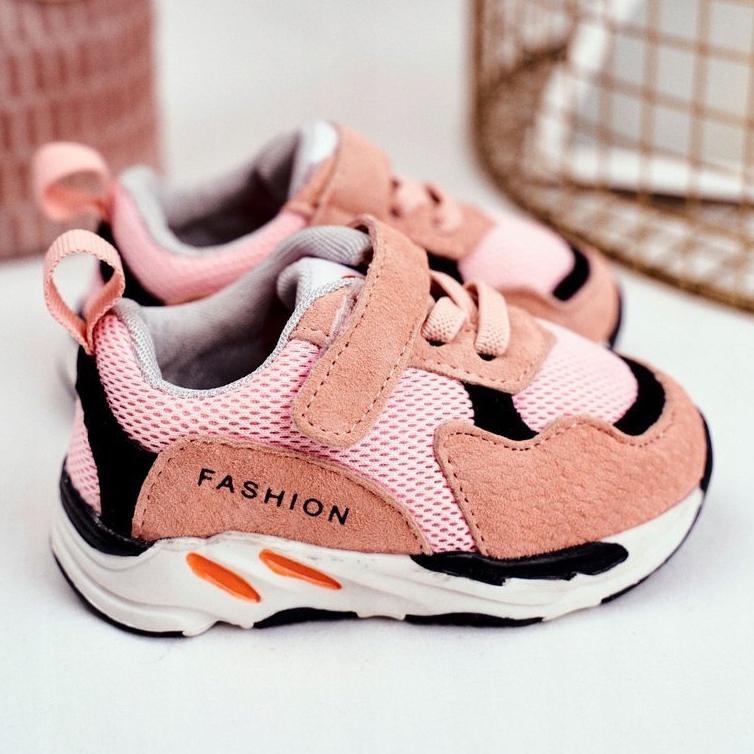 Apawwa Scarpe Sportive per Bambini con Velcro Rosa Yetto 1
